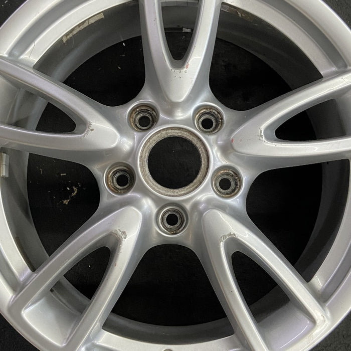 18" PORSCHE 911 09-11 18x8 frt Original OEM Wheel Rim - Angle View