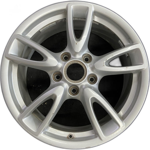 18" PORSCHE 911 09-11 18x8 frt Original OEM Wheel Rim - Front View
