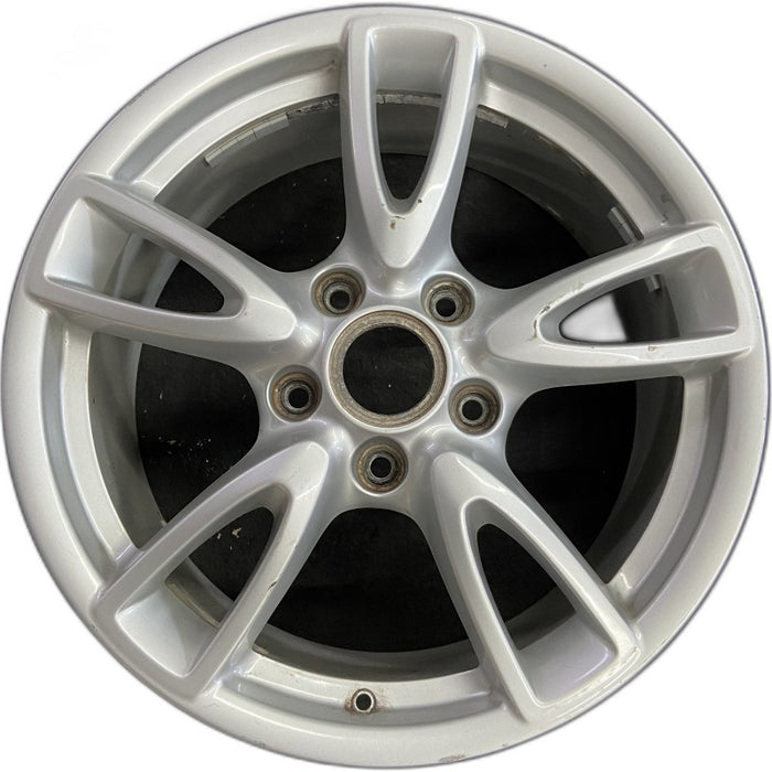 18" PORSCHE 911 09-11 18x8 frt Original OEM Wheel Rim - Front View