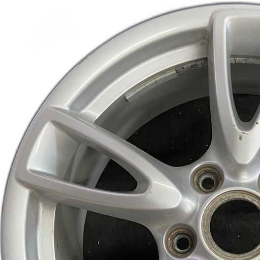 18" PORSCHE 911 09-11 18x8 frt Original OEM Wheel Rim - Angle View