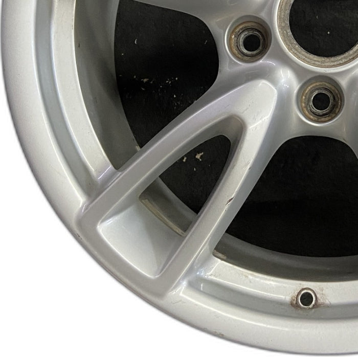 18" PORSCHE 911 09-11 18x8 frt Original OEM Wheel Rim - Back View