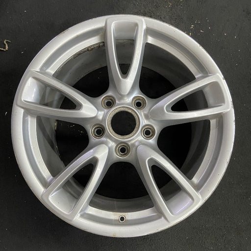 18" PORSCHE 911 09-11 18x10.5 rear Original OEM Wheel Rim - Front View