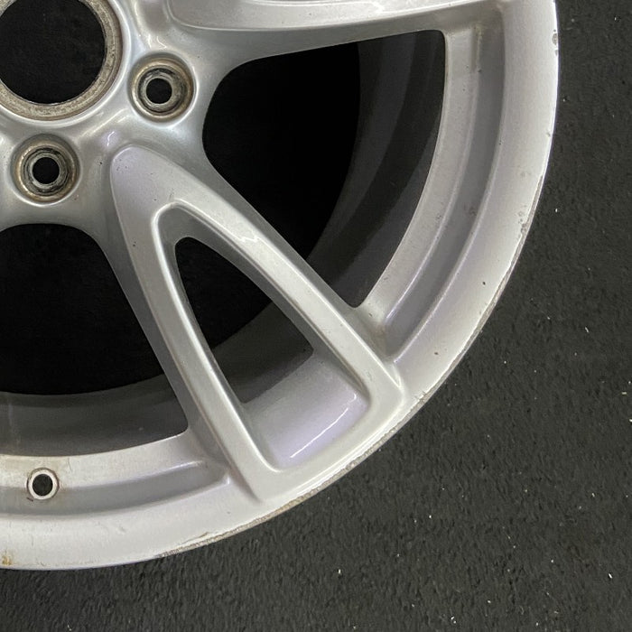 18" PORSCHE 911 09-11 18x10.5 rear Original OEM Wheel Rim - Back View