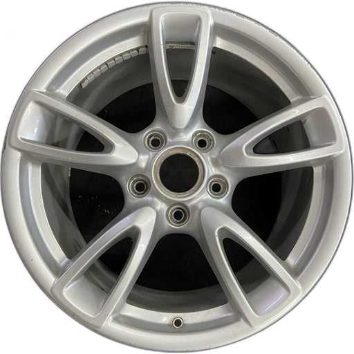 18" PORSCHE 911 09-11 18x10.5 rear Original OEM Wheel Rim - Front View