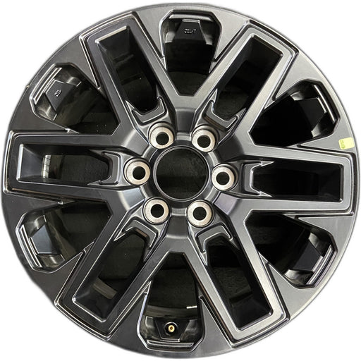 20" SEQUOIA 23-26 20x8, open spoke , matte black Original OEM Wheel Rim - Front View