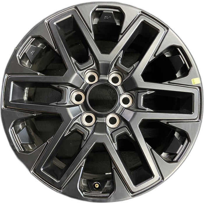 20" SEQUOIA 23-26 20x8, open spoke , matte black Original OEM Wheel Rim - Front View