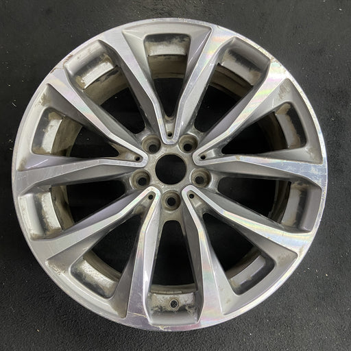 19" BMW X3 18-20 19x7.5 , 5 spoke, V spoke, wide spoke Original OEM Wheel Rim - Angle View