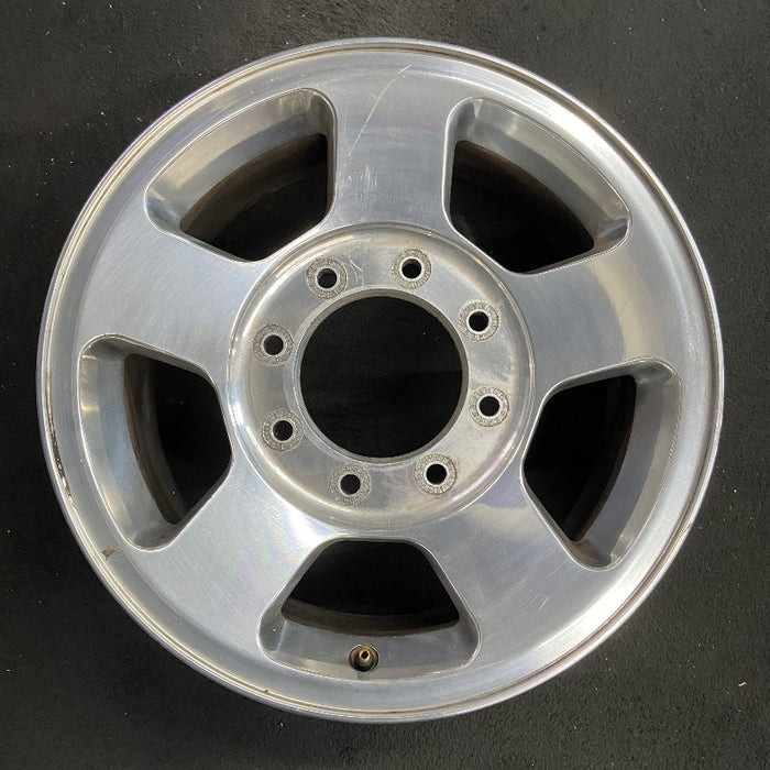 17" FORD F250SD PICKUP 05-07 17x7.5 SRW 5 spoke aluminum polished Original OEM Wheel Rim