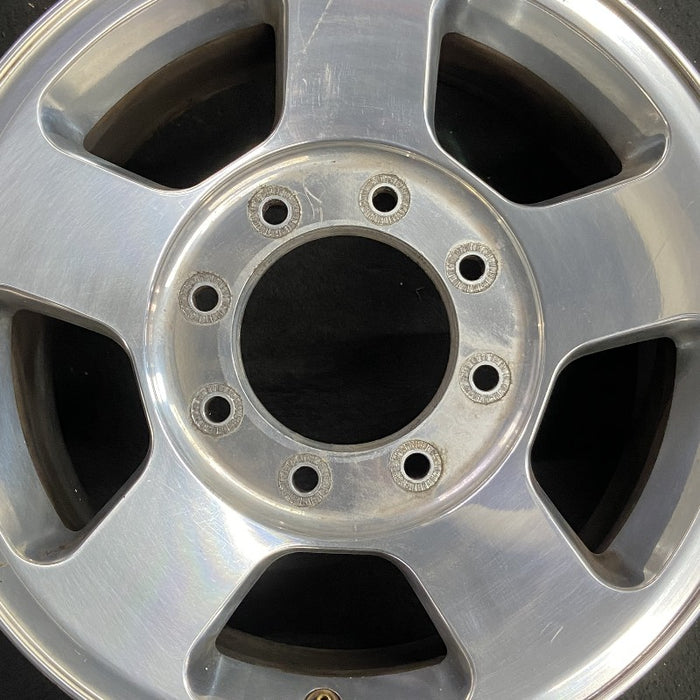 17" FORD F250SD PICKUP 05-07 17x7.5 SRW 5 spoke aluminum polished Original OEM Wheel Rim