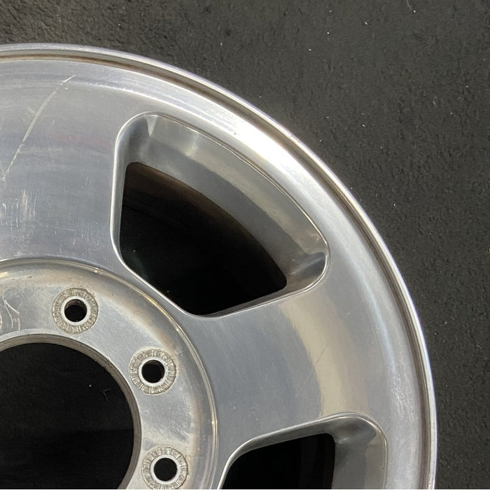 17" FORD F250SD PICKUP 05-07 17x7.5 SRW 5 spoke aluminum polished Original OEM Wheel Rim