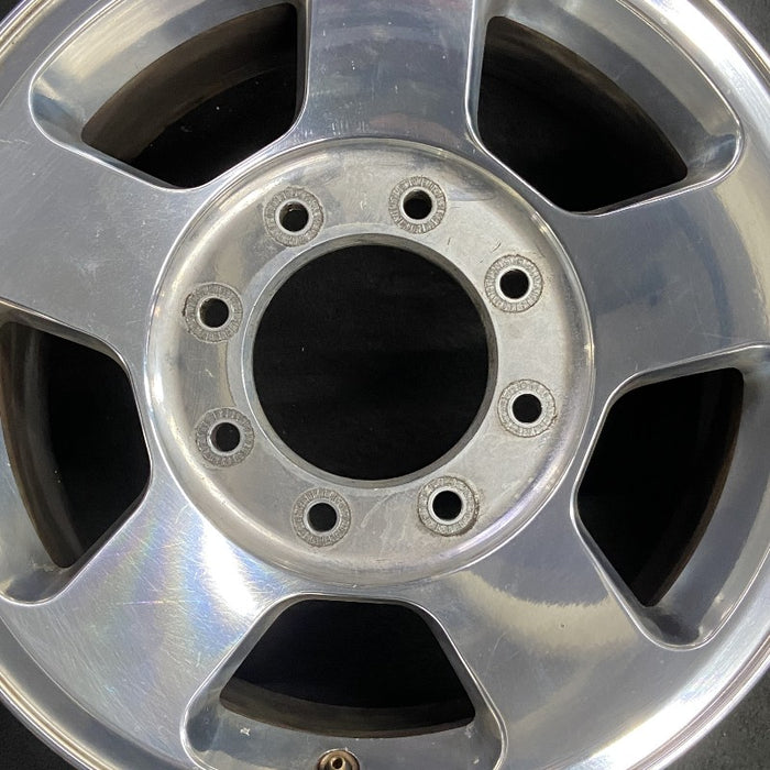 17" FORD F250SD PICKUP 05-07 17x7.5 SRW 5 spoke aluminum polished Original OEM Wheel Rim