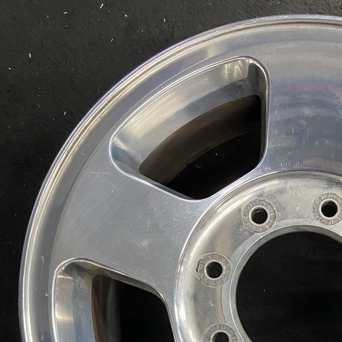 17" FORD F250SD PICKUP 05-07 17x7.5 SRW 5 spoke aluminum polished Original OEM Wheel Rim