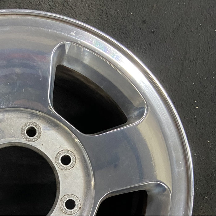 17" FORD F250SD PICKUP 05-07 17x7.5 SRW 5 spoke aluminum polished Original OEM Wheel Rim