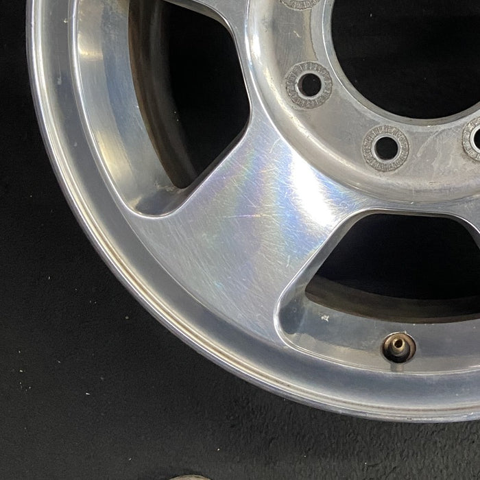 17" FORD F250SD PICKUP 05-07 17x7.5 SRW 5 spoke aluminum polished Original OEM Wheel Rim