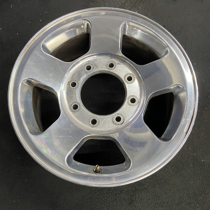 17" FORD F250SD PICKUP 05-07 17x7.5 SRW 5 spoke aluminum polished Original OEM Wheel Rim