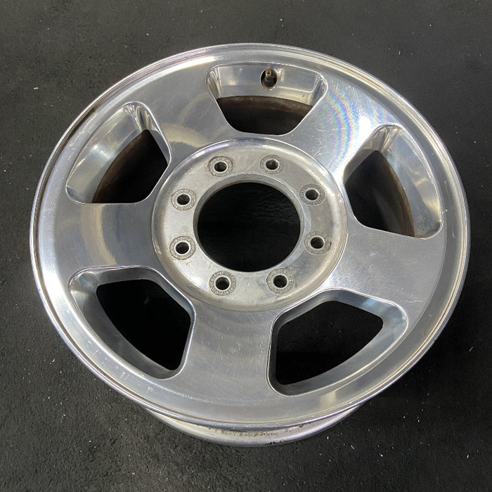 17" FORD F250SD PICKUP 05-07 17x7.5 SRW 5 spoke aluminum polished Original OEM Wheel Rim