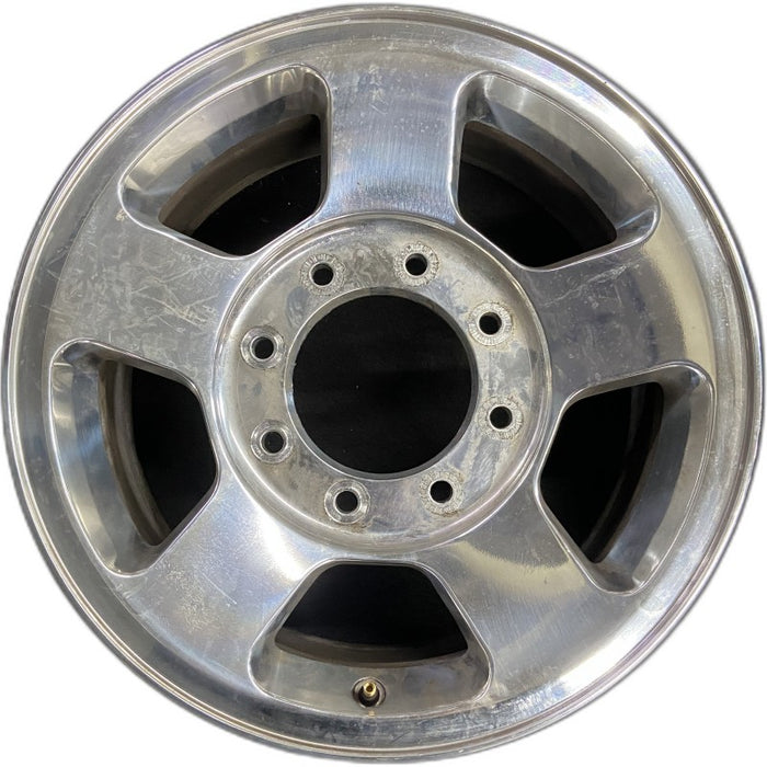 17" FORD F250SD PICKUP 05-07 17x7.5 SRW 5 spoke aluminum polished Original OEM Wheel Rim