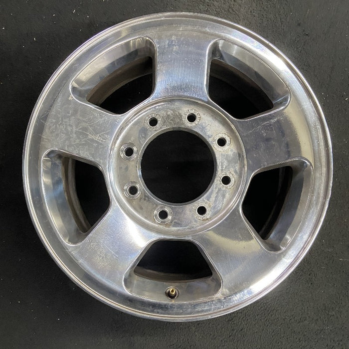 17" FORD F250SD PICKUP 05-07 17x7.5 SRW 5 spoke aluminum polished Original OEM Wheel Rim
