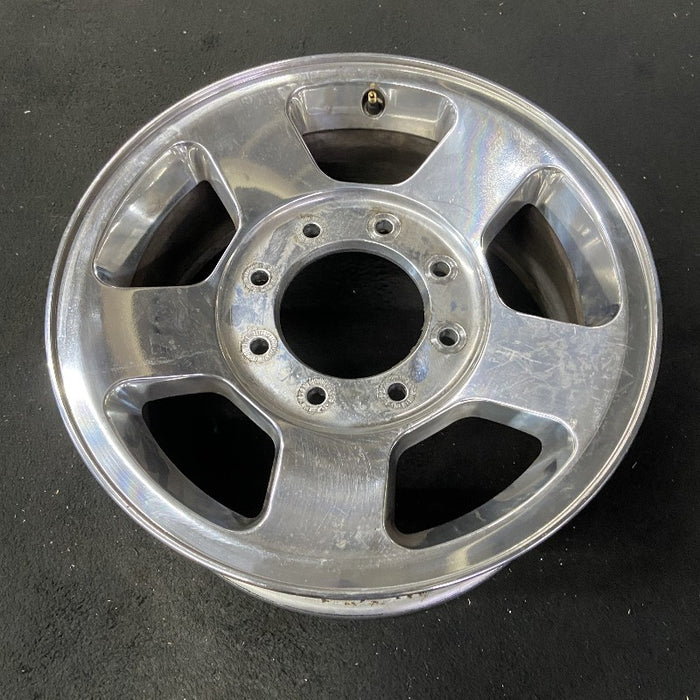 17" FORD F250SD PICKUP 05-07 17x7.5 SRW 5 spoke aluminum polished Original OEM Wheel Rim