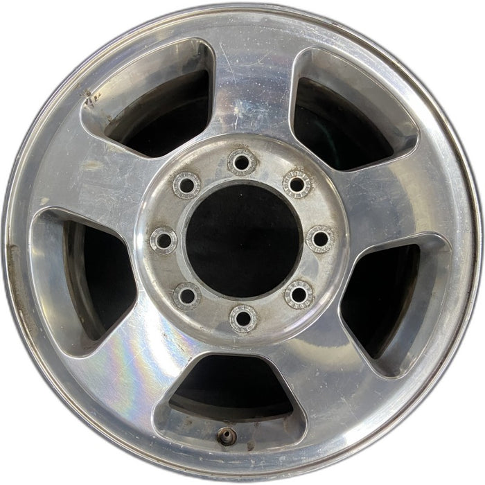 17" FORD F250SD PICKUP 05-07 17x7.5 SRW 5 spoke aluminum polished Original OEM Wheel Rim
