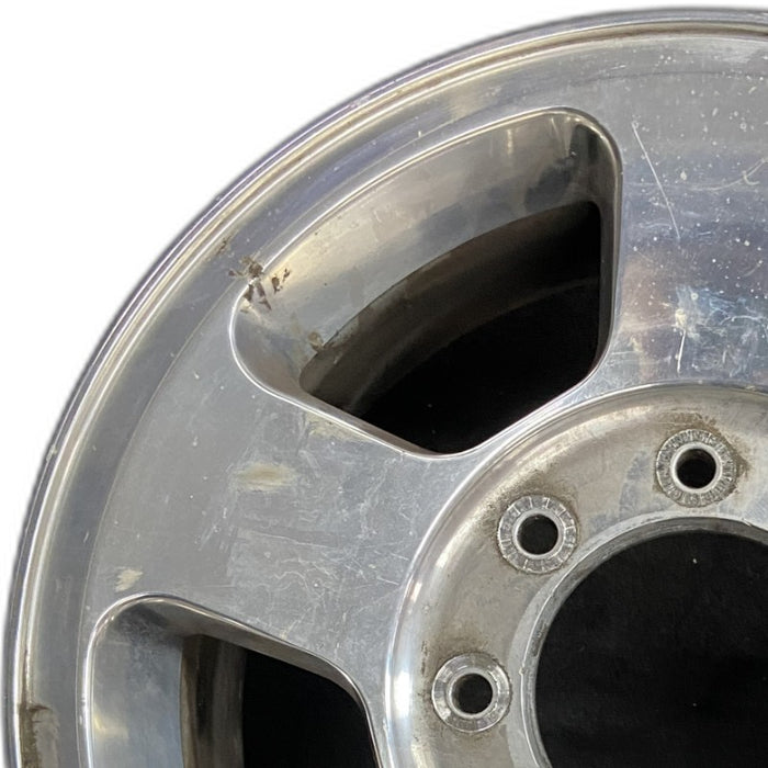 17" FORD F250SD PICKUP 05-07 17x7.5 SRW 5 spoke aluminum polished Original OEM Wheel Rim