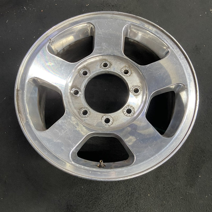 17" FORD F250SD PICKUP 05-07 17x7.5 SRW 5 spoke aluminum polished Original OEM Wheel Rim