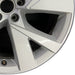 18" ATLAS CROSS SPORT 20-22 18x8 silver Original OEM Wheel Rim - Close-Up Detail