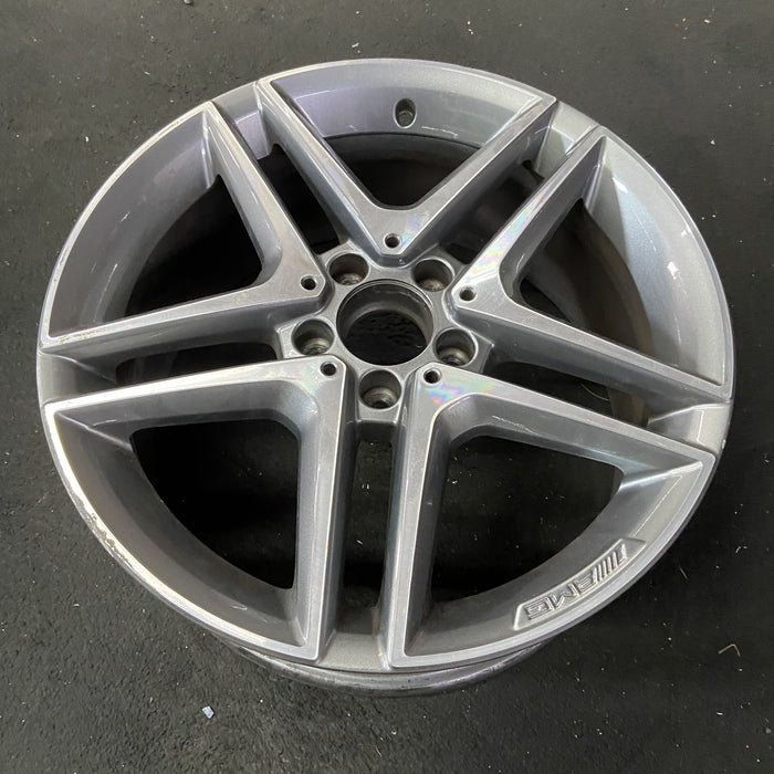 18" MERCEDES CLA-CLASS 14-16 117 Type, CLA45, 18x8, Original OEM Wheel Rim - Close-Up Detail