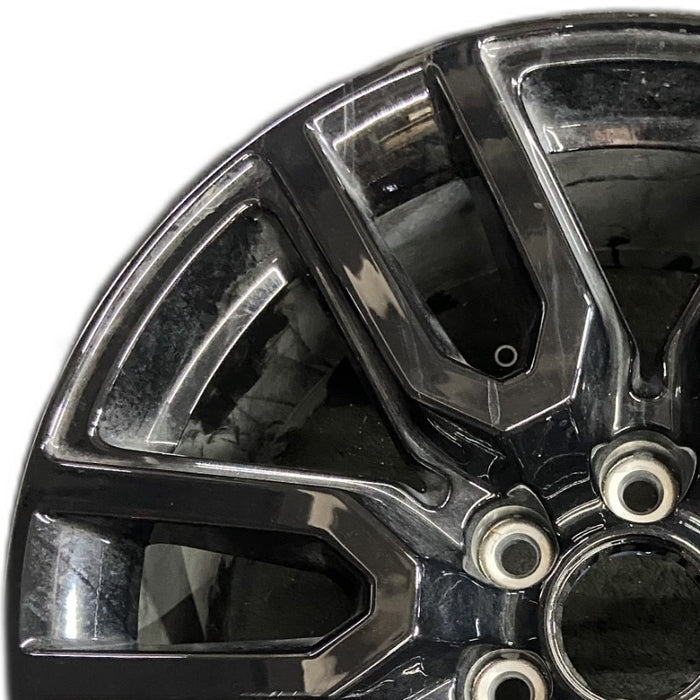 20" SIERRA 1500 PICKUP 19 20x9 12 spoke opt RD3 Original OEM Wheel Rim - Angle View