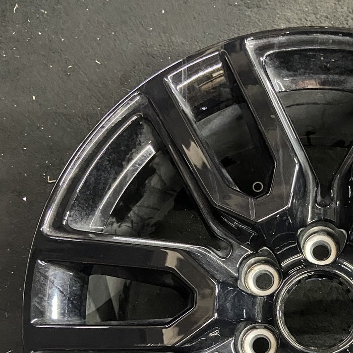 20" SIERRA 1500 PICKUP 19 20x9 12 spoke opt RD3 Original OEM Wheel Rim - Side Profile