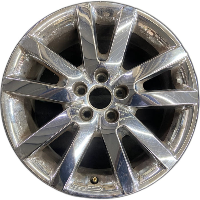 18" EDGE 11-14 18x8 aluminum TPMS 10 spoke chrome clad Original OEM Wheel Rim