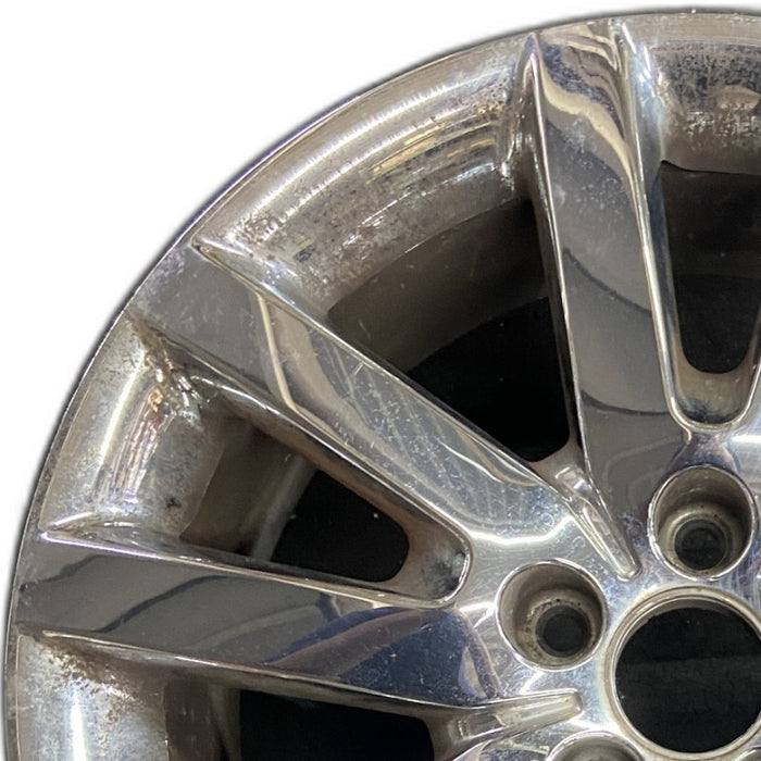 18" EDGE 11-14 18x8 aluminum TPMS 10 spoke chrome clad Original OEM Wheel Rim