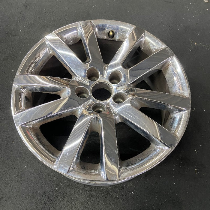 18" EDGE 11-14 18x8 aluminum TPMS 10 spoke chrome clad Original OEM Wheel Rim