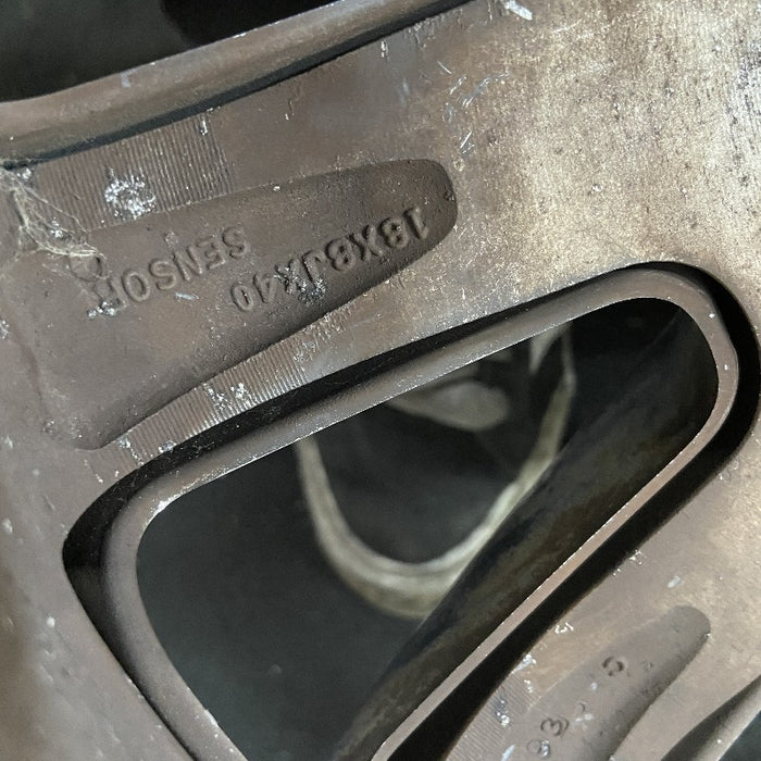 18" EDGE 11-14 18x8 aluminum TPMS 10 spoke chrome clad Original OEM Wheel Rim