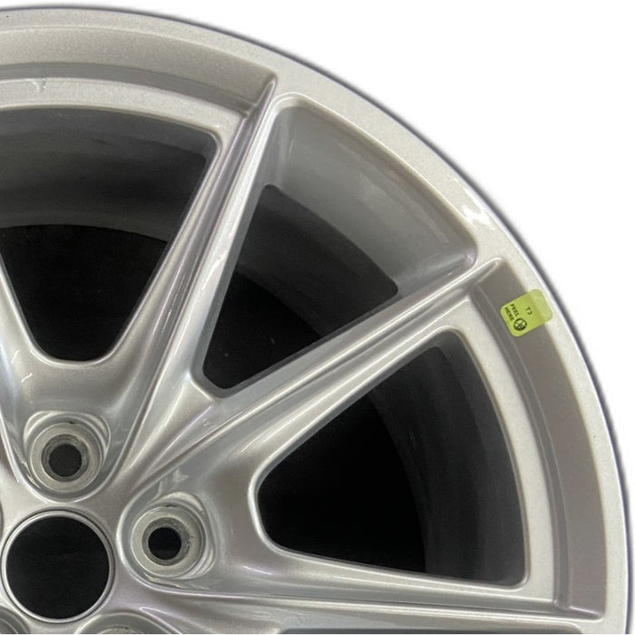 19" MUSTANG 24 19x8.5 5 spoke V spoke Original OEM Wheel Rim - Side Profile