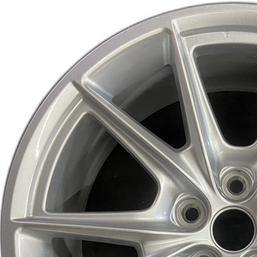 19" MUSTANG 24 19x8.5 5 spoke V spoke Original OEM Wheel Rim - Angle View