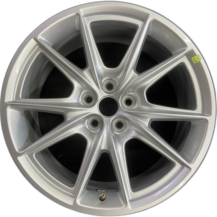19" MUSTANG 24 19x8.5 5 spoke V spoke Original OEM Wheel Rim - Front View