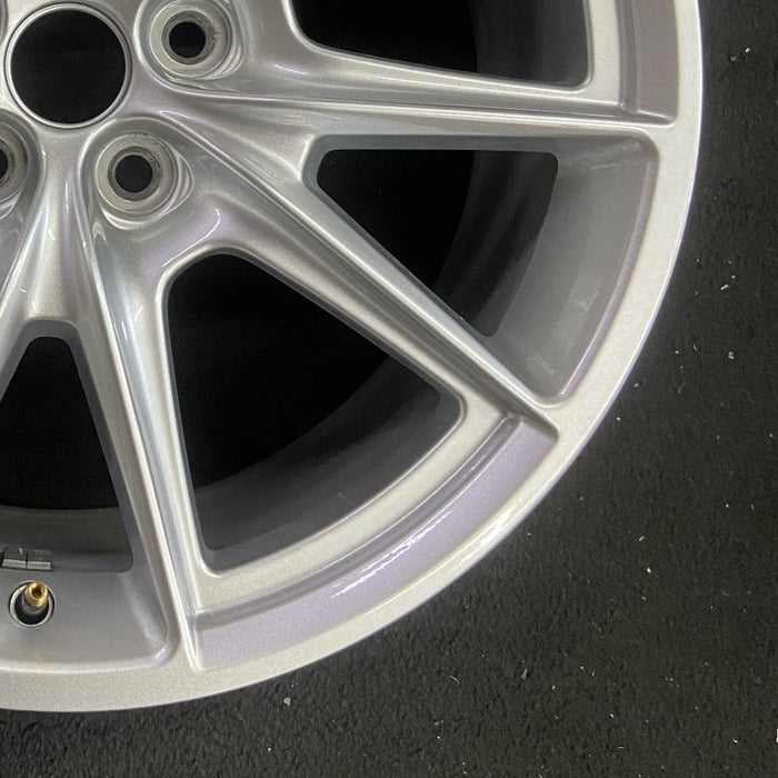 19" MUSTANG 24 19x8.5 5 spoke V spoke Original OEM Wheel Rim - Back View