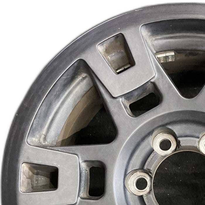 17" 4 RUNNER 15-23 17x7 alloy 6 spoke slotted spoke TRD Pro black Original OEM Wheel Rim