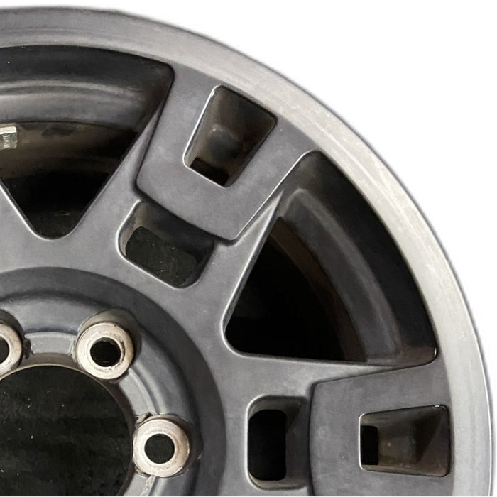 17" 4 RUNNER 15-23 17x7 alloy 6 spoke slotted spoke TRD Pro black Original OEM Wheel Rim