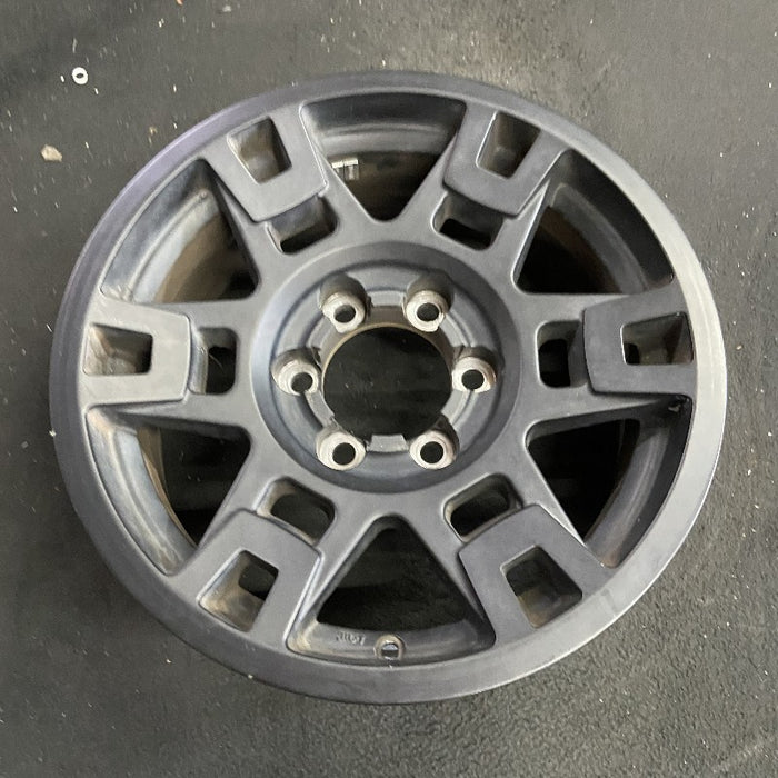 17" 4 RUNNER 15-23 17x7 alloy 6 spoke slotted spoke TRD Pro black Original OEM Wheel Rim