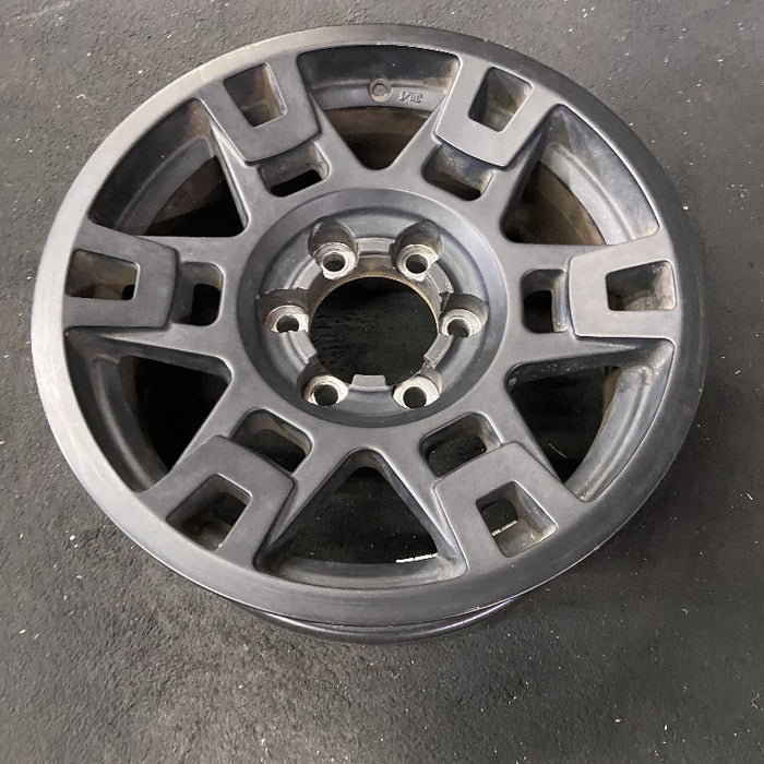 17" 4 RUNNER 15-23 17x7 alloy 6 spoke slotted spoke TRD Pro black Original OEM Wheel Rim