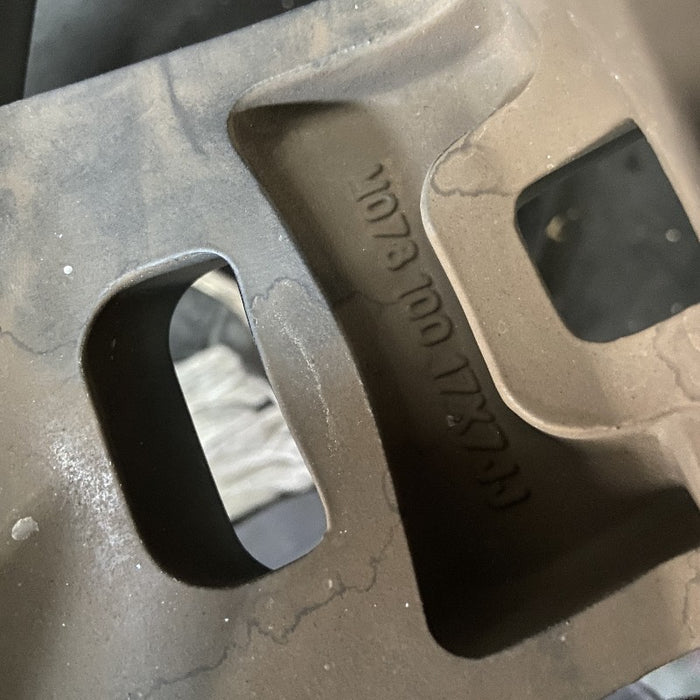 17" 4 RUNNER 15-23 17x7 alloy 6 spoke slotted spoke TRD Pro black Original OEM Wheel Rim