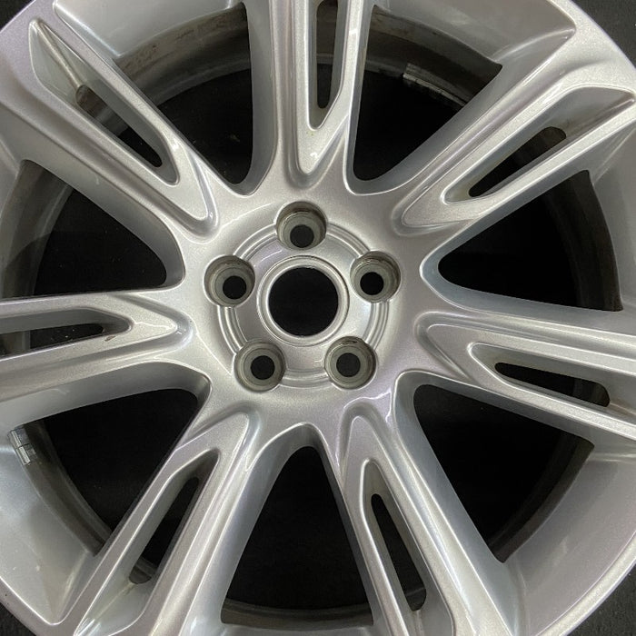 20" VELAR 18-23 20x8.5 alloy 7 spoke split spoke silver Original OEM Wheel Rim