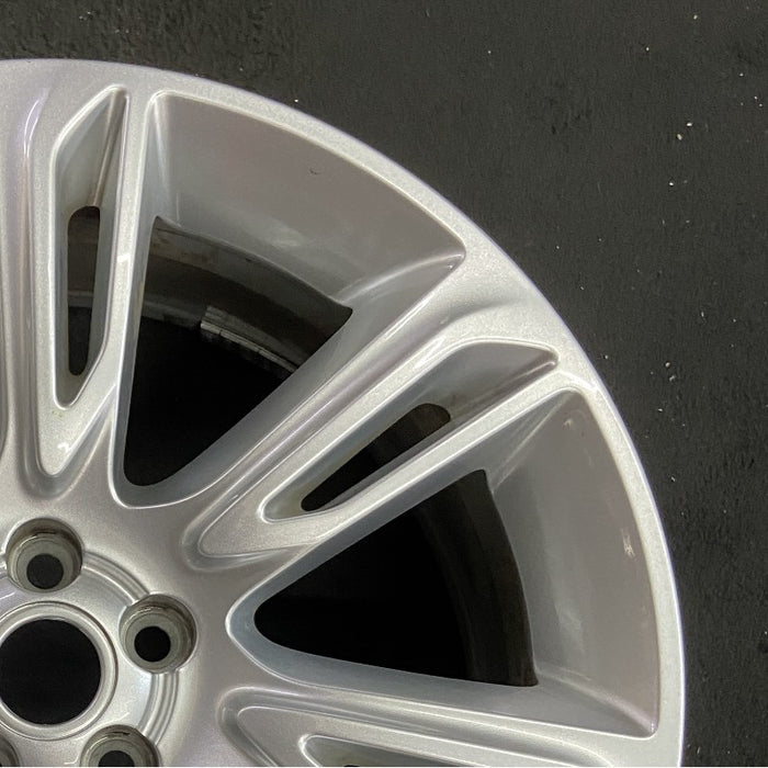 20" VELAR 18-23 20x8.5 alloy 7 spoke split spoke silver Original OEM Wheel Rim