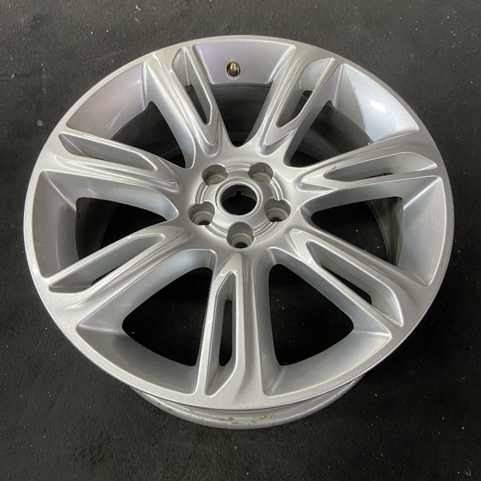 20" VELAR 18-23 20x8.5 alloy 7 spoke split spoke silver Original OEM Wheel Rim