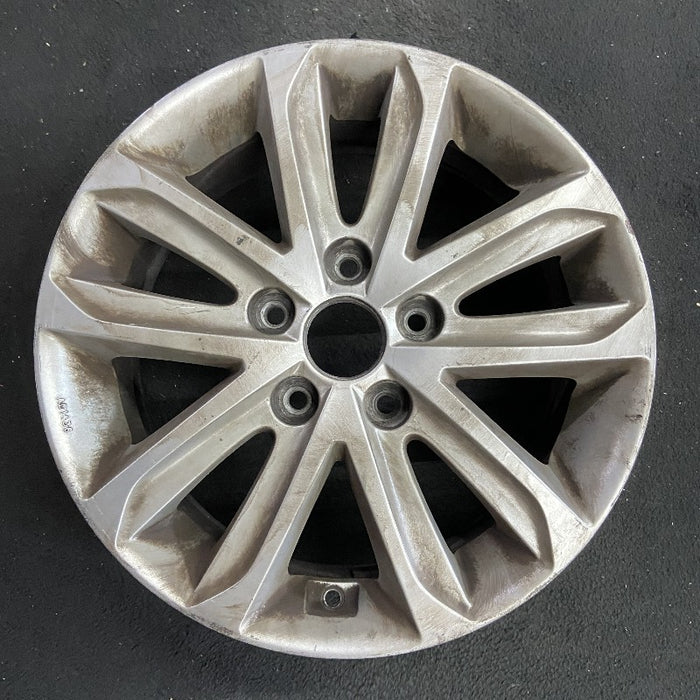 16" ELANTRA 14-16 16x6.5 alloy Sdn 10 spoke w/o machined face; w/o Original OEM Wheel Rim