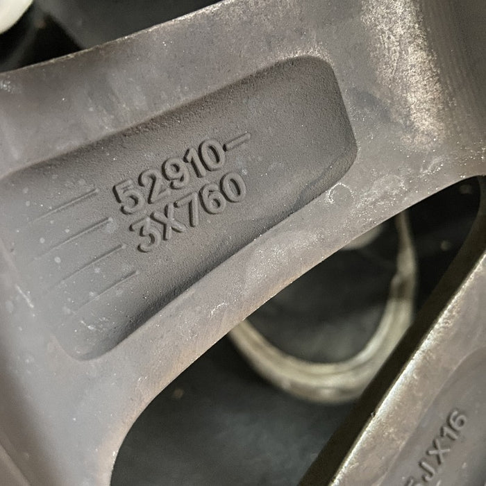 16" ELANTRA 14-16 16x6.5 alloy Sdn 10 spoke w/o machined face; w/o Original OEM Wheel Rim