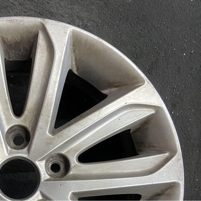 16" ELANTRA 14-16 16x6.5 alloy Sdn 10 spoke w/o machined face; w/o Original OEM Wheel Rim