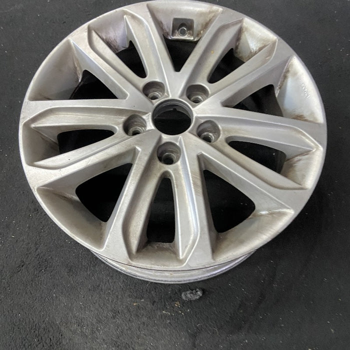 16" ELANTRA 14-16 16x6.5 alloy Sdn 10 spoke w/o machined face; w/o Original OEM Wheel Rim